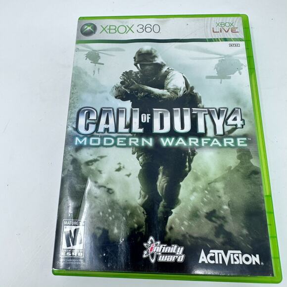 Call of Duty 4: Modern Warfare (Microsoft Xbox 360, 2007) Complete Tested - Picture 1 of 6